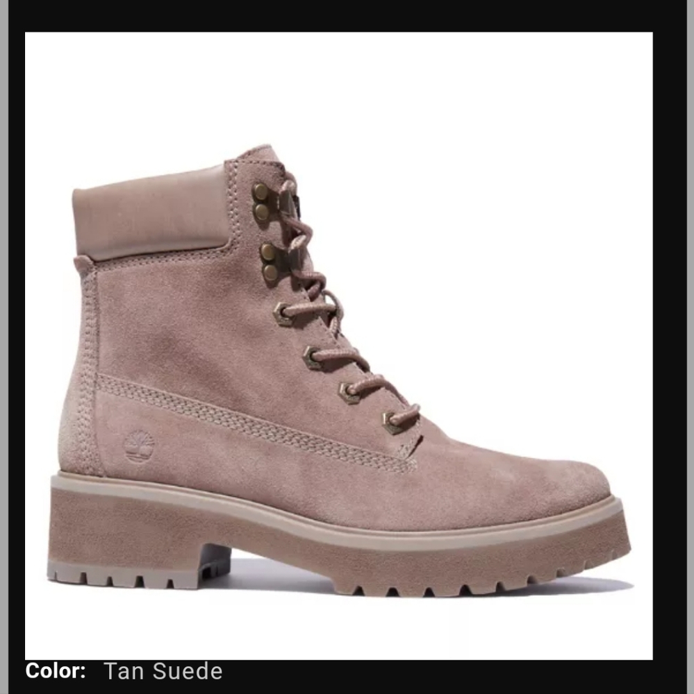 Timberland carnaby cool 6" boot  size 6